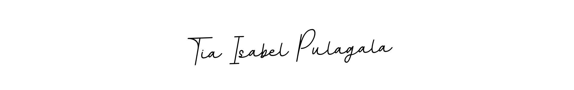 Make a beautiful signature design for name Tia Isabel Pulagala. With this signature (BallpointsItalic-DORy9) style, you can create a handwritten signature for free. Tia Isabel Pulagala signature style 11 images and pictures png