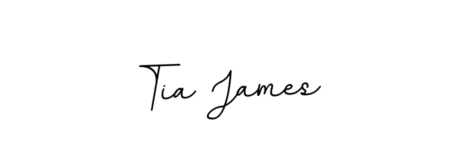 Tia James stylish signature style. Best Handwritten Sign (BallpointsItalic-DORy9) for my name. Handwritten Signature Collection Ideas for my name Tia James. Tia James signature style 11 images and pictures png