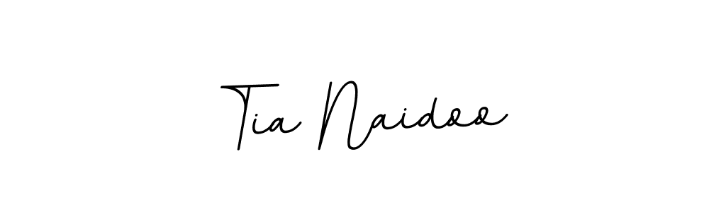 How to make Tia Naidoo name signature. Use BallpointsItalic-DORy9 style for creating short signs online. This is the latest handwritten sign. Tia Naidoo signature style 11 images and pictures png