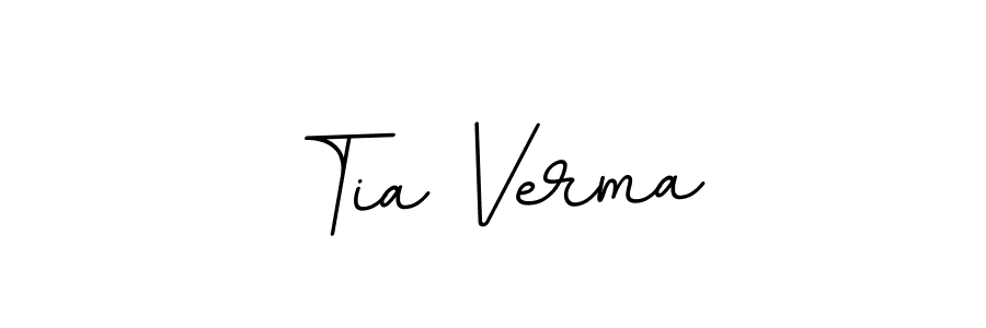 Also You can easily find your signature by using the search form. We will create Tia Verma name handwritten signature images for you free of cost using BallpointsItalic-DORy9 sign style. Tia Verma signature style 11 images and pictures png