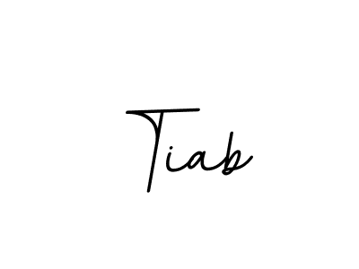 Tiab stylish signature style. Best Handwritten Sign (BallpointsItalic-DORy9) for my name. Handwritten Signature Collection Ideas for my name Tiab. Tiab signature style 11 images and pictures png