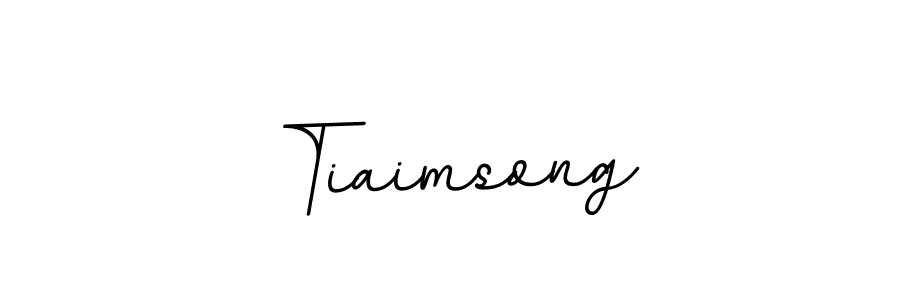 Also we have Tiaimsong name is the best signature style. Create professional handwritten signature collection using BallpointsItalic-DORy9 autograph style. Tiaimsong signature style 11 images and pictures png