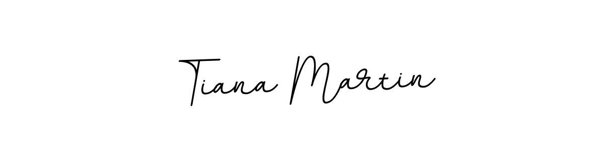 Design your own signature with our free online signature maker. With this signature software, you can create a handwritten (BallpointsItalic-DORy9) signature for name Tiana Martin. Tiana Martin signature style 11 images and pictures png