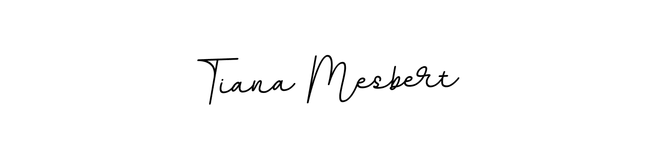 Tiana Mesbert stylish signature style. Best Handwritten Sign (BallpointsItalic-DORy9) for my name. Handwritten Signature Collection Ideas for my name Tiana Mesbert. Tiana Mesbert signature style 11 images and pictures png