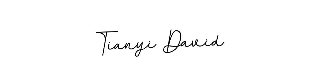 Tianyi David stylish signature style. Best Handwritten Sign (BallpointsItalic-DORy9) for my name. Handwritten Signature Collection Ideas for my name Tianyi David. Tianyi David signature style 11 images and pictures png