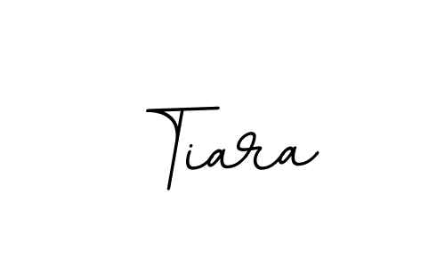 How to make Tiara signature? BallpointsItalic-DORy9 is a professional autograph style. Create handwritten signature for Tiara name. Tiara signature style 11 images and pictures png
