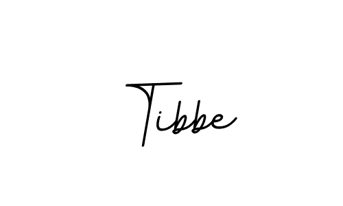 Make a beautiful signature design for name Tibbe. With this signature (BallpointsItalic-DORy9) style, you can create a handwritten signature for free. Tibbe signature style 11 images and pictures png