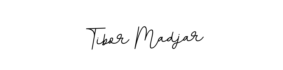 You should practise on your own different ways (BallpointsItalic-DORy9) to write your name (Tibor Madjar) in signature. don't let someone else do it for you. Tibor Madjar signature style 11 images and pictures png