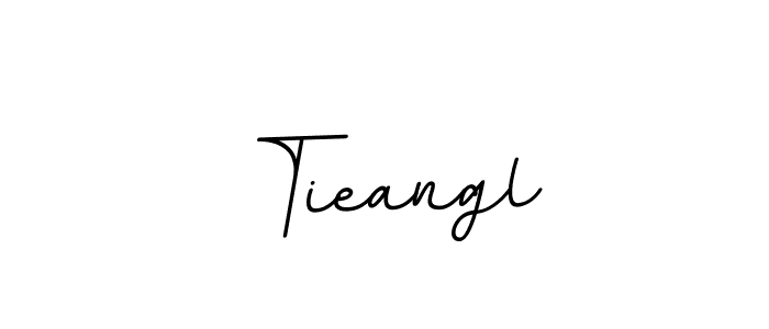 How to make Tieangl signature? BallpointsItalic-DORy9 is a professional autograph style. Create handwritten signature for Tieangl name. Tieangl signature style 11 images and pictures png