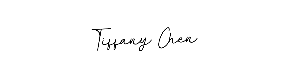 You should practise on your own different ways (BallpointsItalic-DORy9) to write your name (Tiffany Chen) in signature. don't let someone else do it for you. Tiffany Chen signature style 11 images and pictures png