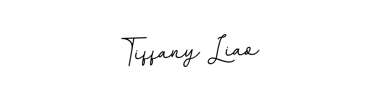 Make a beautiful signature design for name Tiffany Liao. With this signature (BallpointsItalic-DORy9) style, you can create a handwritten signature for free. Tiffany Liao signature style 11 images and pictures png
