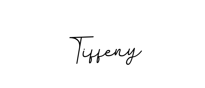Use a signature maker to create a handwritten signature online. With this signature software, you can design (BallpointsItalic-DORy9) your own signature for name Tiffeny. Tiffeny signature style 11 images and pictures png