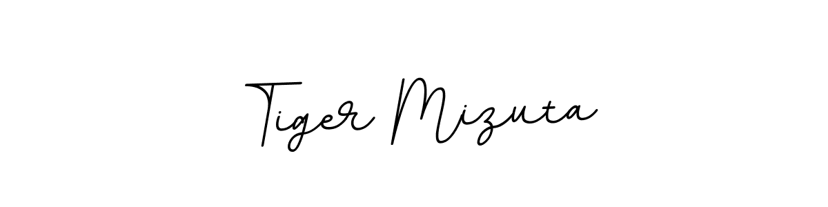 How to make Tiger Mizuta name signature. Use BallpointsItalic-DORy9 style for creating short signs online. This is the latest handwritten sign. Tiger Mizuta signature style 11 images and pictures png