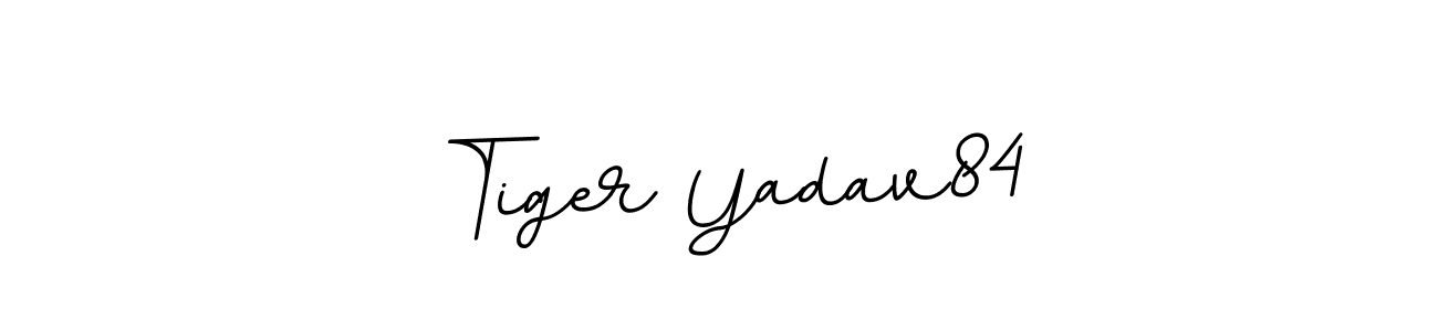 This is the best signature style for the Tiger Yadav84 name. Also you like these signature font (BallpointsItalic-DORy9). Mix name signature. Tiger Yadav84 signature style 11 images and pictures png