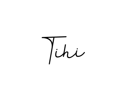 Make a beautiful signature design for name Tihi. With this signature (BallpointsItalic-DORy9) style, you can create a handwritten signature for free. Tihi signature style 11 images and pictures png