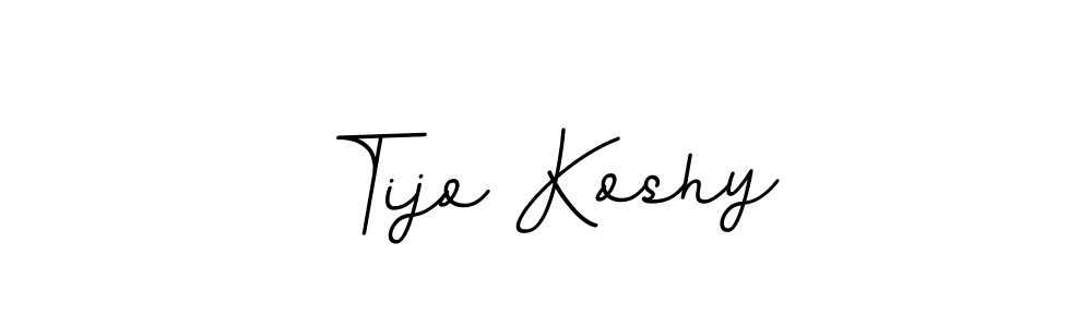 Also we have Tijo Koshy name is the best signature style. Create professional handwritten signature collection using BallpointsItalic-DORy9 autograph style. Tijo Koshy signature style 11 images and pictures png