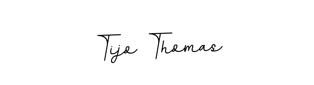 Create a beautiful signature design for name Tijo Thomas. With this signature (BallpointsItalic-DORy9) fonts, you can make a handwritten signature for free. Tijo Thomas signature style 11 images and pictures png