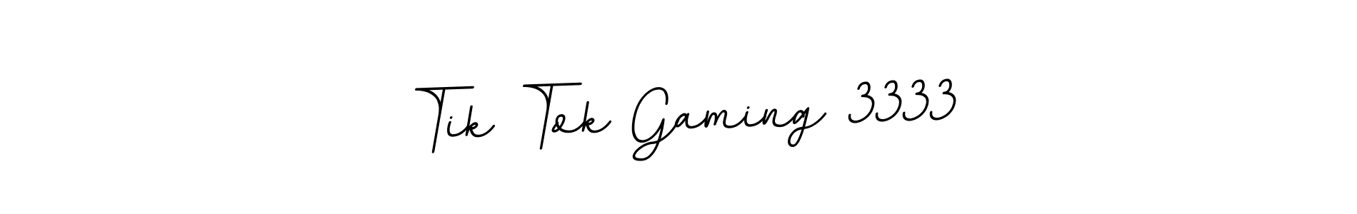 Use a signature maker to create a handwritten signature online. With this signature software, you can design (BallpointsItalic-DORy9) your own signature for name Tik Tok Gaming 3333. Tik Tok Gaming 3333 signature style 11 images and pictures png