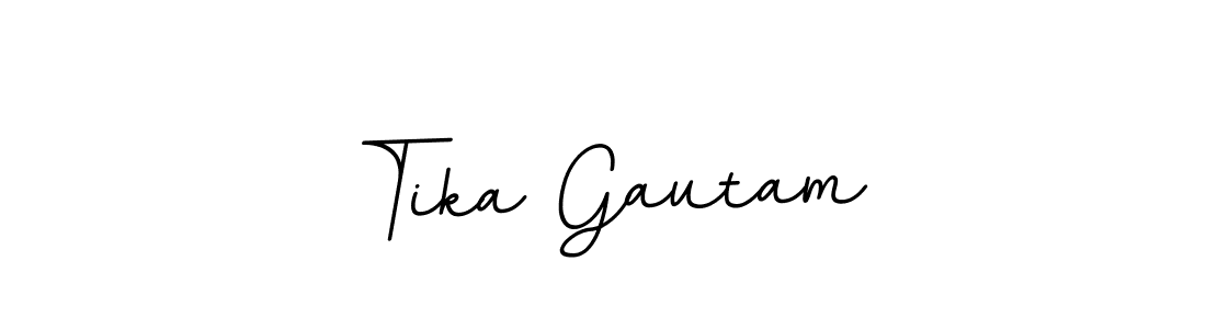 It looks lik you need a new signature style for name Tika Gautam. Design unique handwritten (BallpointsItalic-DORy9) signature with our free signature maker in just a few clicks. Tika Gautam signature style 11 images and pictures png