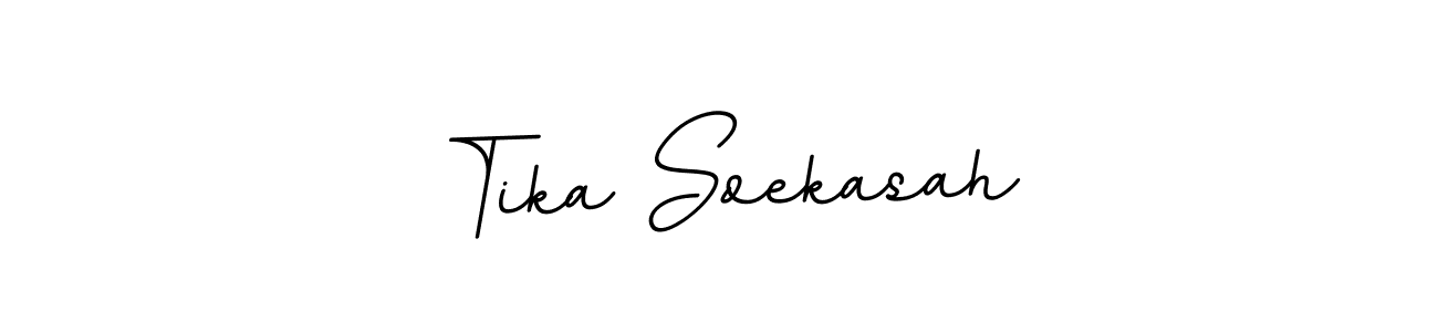 Use a signature maker to create a handwritten signature online. With this signature software, you can design (BallpointsItalic-DORy9) your own signature for name Tika Soekasah. Tika Soekasah signature style 11 images and pictures png