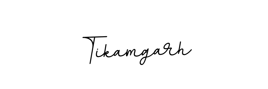 Create a beautiful signature design for name Tikamgarh. With this signature (BallpointsItalic-DORy9) fonts, you can make a handwritten signature for free. Tikamgarh signature style 11 images and pictures png