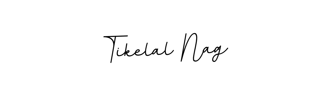 Make a beautiful signature design for name Tikelal Nag. With this signature (BallpointsItalic-DORy9) style, you can create a handwritten signature for free. Tikelal Nag signature style 11 images and pictures png