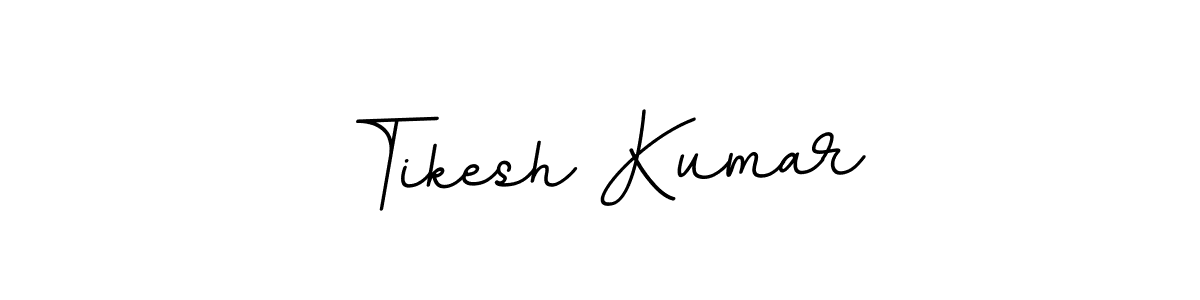 Create a beautiful signature design for name Tikesh Kumar. With this signature (BallpointsItalic-DORy9) fonts, you can make a handwritten signature for free. Tikesh Kumar signature style 11 images and pictures png