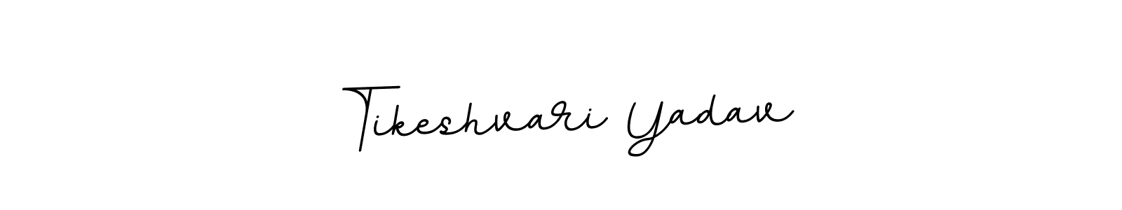 Make a beautiful signature design for name Tikeshvari Yadav. With this signature (BallpointsItalic-DORy9) style, you can create a handwritten signature for free. Tikeshvari Yadav signature style 11 images and pictures png