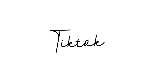 It looks lik you need a new signature style for name Tiktok. Design unique handwritten (BallpointsItalic-DORy9) signature with our free signature maker in just a few clicks. Tiktok signature style 11 images and pictures png