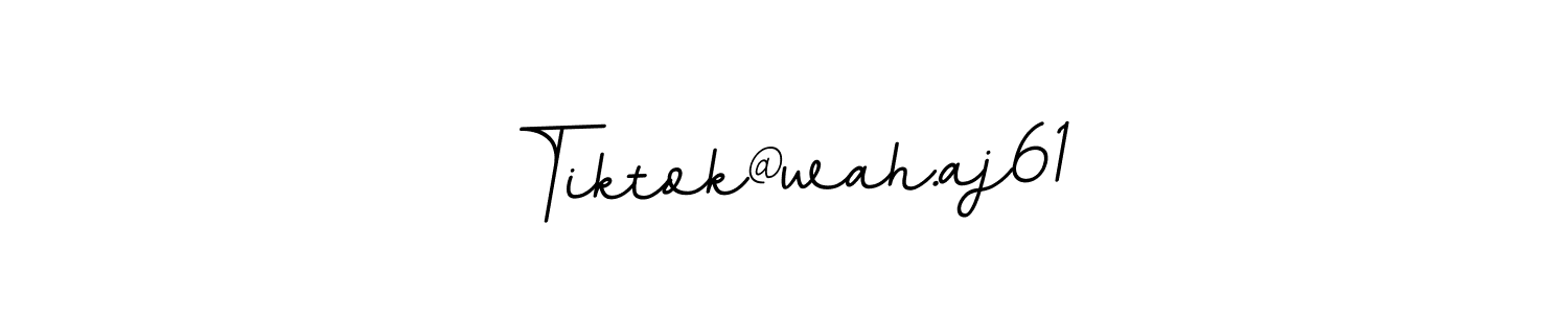 Tiktok@wah.aj61 stylish signature style. Best Handwritten Sign (BallpointsItalic-DORy9) for my name. Handwritten Signature Collection Ideas for my name Tiktok@wah.aj61. Tiktok@wah.aj61 signature style 11 images and pictures png