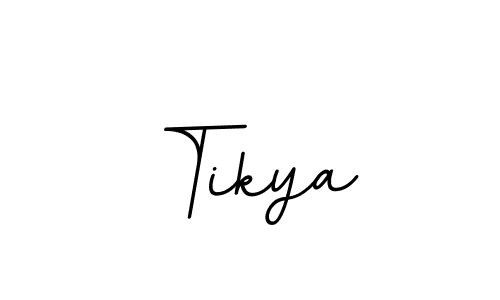 Create a beautiful signature design for name Tikya. With this signature (BallpointsItalic-DORy9) fonts, you can make a handwritten signature for free. Tikya signature style 11 images and pictures png