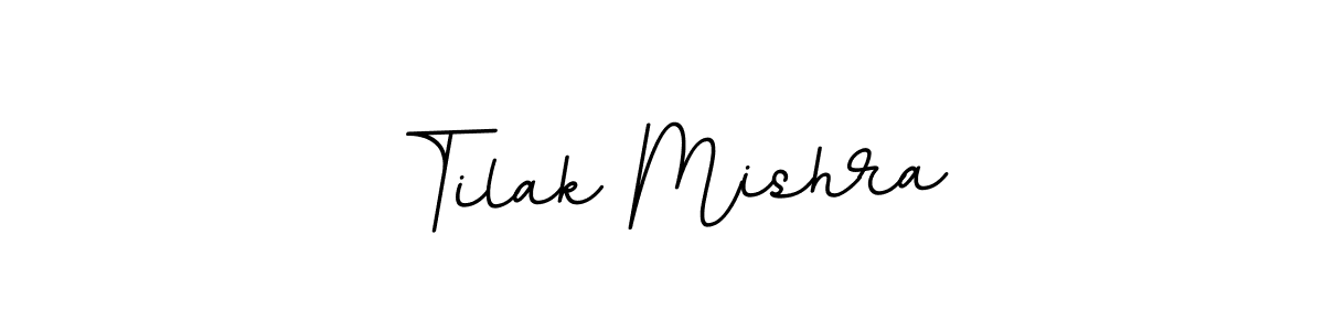 How to make Tilak Mishra name signature. Use BallpointsItalic-DORy9 style for creating short signs online. This is the latest handwritten sign. Tilak Mishra signature style 11 images and pictures png