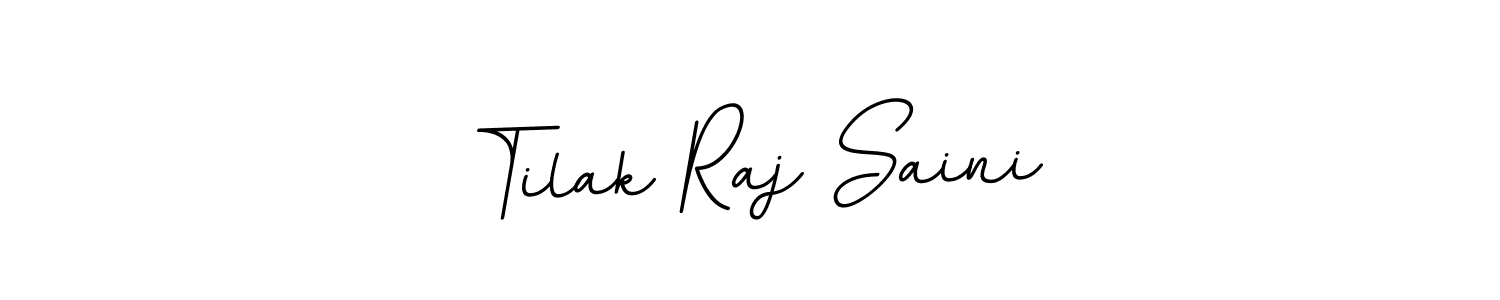 Also we have Tilak Raj Saini name is the best signature style. Create professional handwritten signature collection using BallpointsItalic-DORy9 autograph style. Tilak Raj Saini signature style 11 images and pictures png