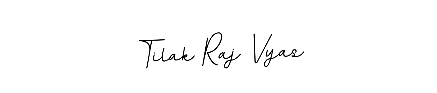 BallpointsItalic-DORy9 is a professional signature style that is perfect for those who want to add a touch of class to their signature. It is also a great choice for those who want to make their signature more unique. Get Tilak Raj Vyas name to fancy signature for free. Tilak Raj Vyas signature style 11 images and pictures png