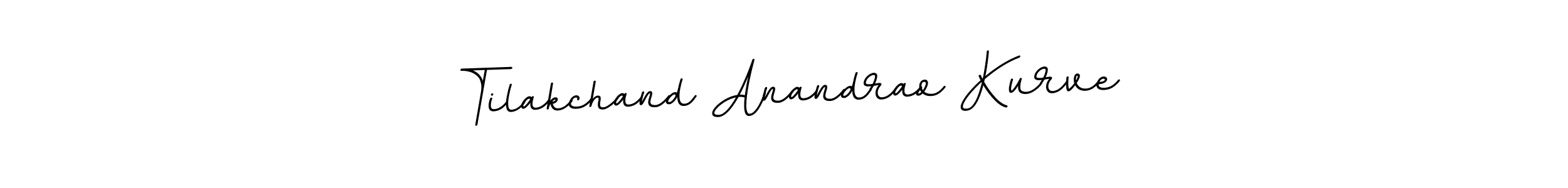 How to make Tilakchand Anandrao Kurve signature? BallpointsItalic-DORy9 is a professional autograph style. Create handwritten signature for Tilakchand Anandrao Kurve name. Tilakchand Anandrao Kurve signature style 11 images and pictures png