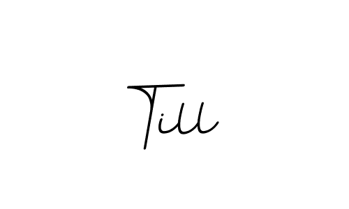 Similarly BallpointsItalic-DORy9 is the best handwritten signature design. Signature creator online .You can use it as an online autograph creator for name Till . Till  signature style 11 images and pictures png