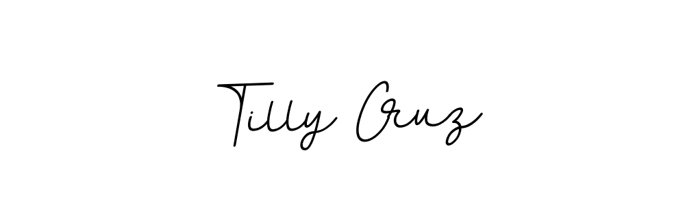 Also You can easily find your signature by using the search form. We will create Tilly Cruz name handwritten signature images for you free of cost using BallpointsItalic-DORy9 sign style. Tilly Cruz signature style 11 images and pictures png