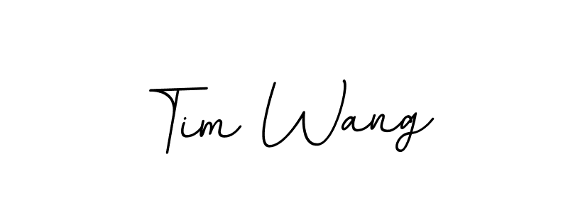 Tim Wang stylish signature style. Best Handwritten Sign (BallpointsItalic-DORy9) for my name. Handwritten Signature Collection Ideas for my name Tim Wang. Tim Wang signature style 11 images and pictures png