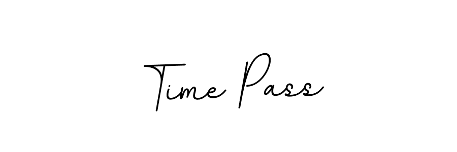 Make a beautiful signature design for name Time Pass. With this signature (BallpointsItalic-DORy9) style, you can create a handwritten signature for free. Time Pass signature style 11 images and pictures png