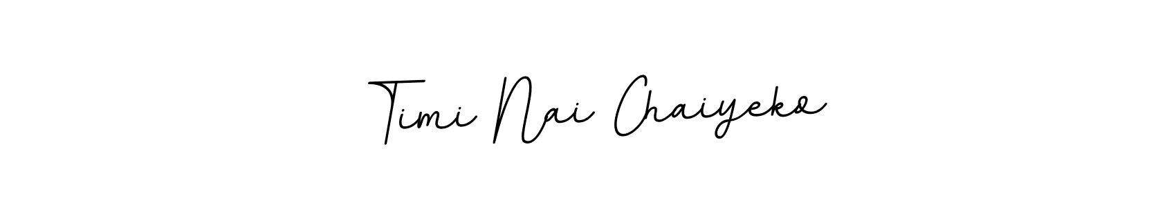 How to make Timi Nai Chaiyeko name signature. Use BallpointsItalic-DORy9 style for creating short signs online. This is the latest handwritten sign. Timi Nai Chaiyeko signature style 11 images and pictures png
