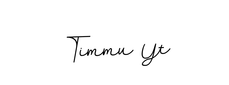 Design your own signature with our free online signature maker. With this signature software, you can create a handwritten (BallpointsItalic-DORy9) signature for name Timmu Yt. Timmu Yt signature style 11 images and pictures png