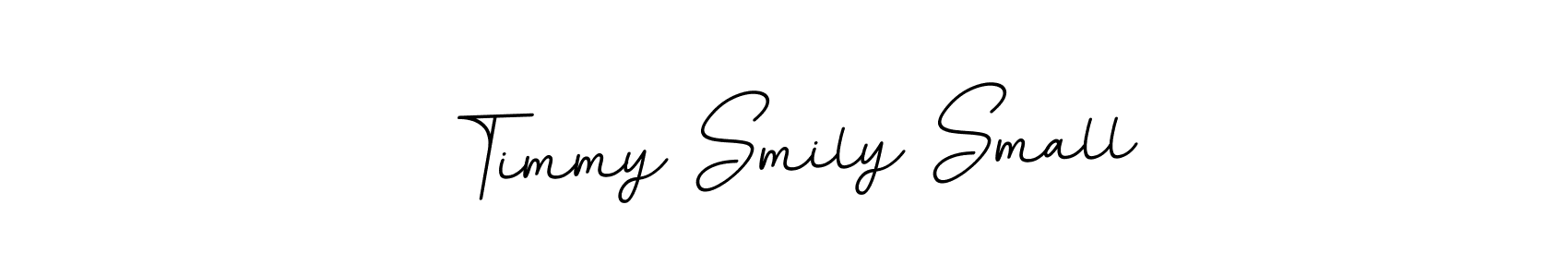 Design your own signature with our free online signature maker. With this signature software, you can create a handwritten (BallpointsItalic-DORy9) signature for name Timmy Smily Small. Timmy Smily Small signature style 11 images and pictures png