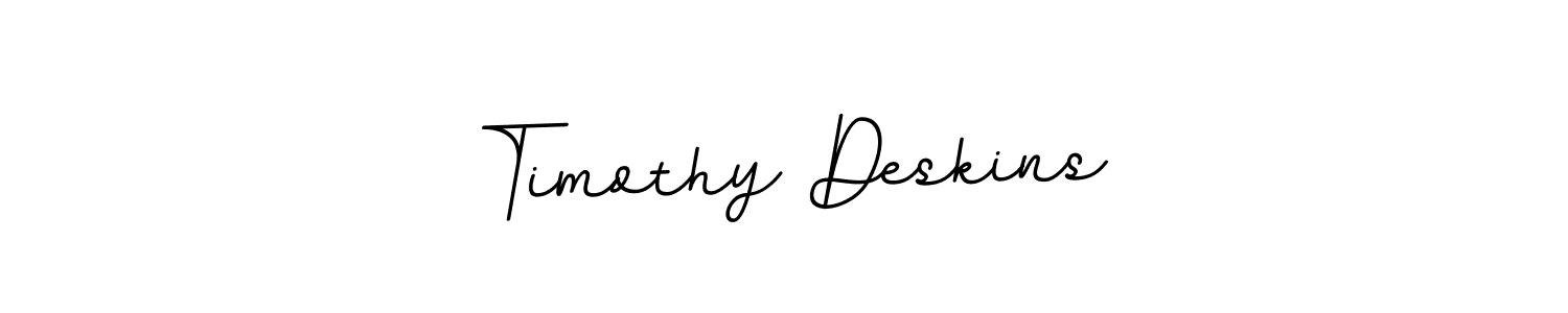 Use a signature maker to create a handwritten signature online. With this signature software, you can design (BallpointsItalic-DORy9) your own signature for name Timothy Deskins. Timothy Deskins signature style 11 images and pictures png
