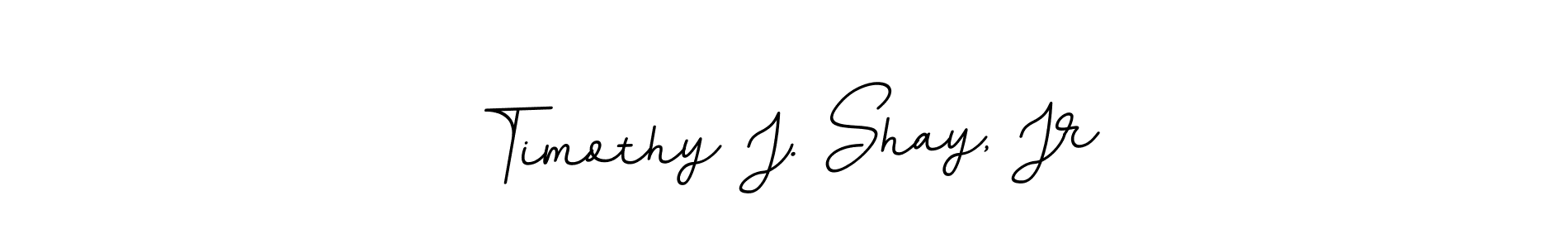 Make a beautiful signature design for name Timothy J. Shay, Jr. With this signature (BallpointsItalic-DORy9) style, you can create a handwritten signature for free. Timothy J. Shay, Jr signature style 11 images and pictures png