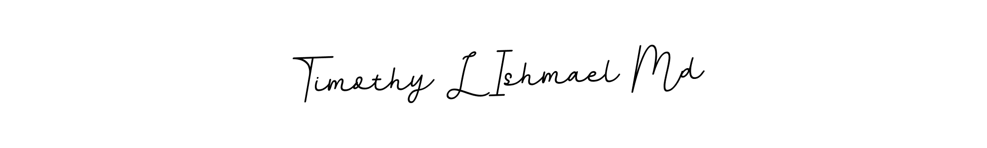 You should practise on your own different ways (BallpointsItalic-DORy9) to write your name (Timothy L Ishmael Md) in signature. don't let someone else do it for you. Timothy L Ishmael Md signature style 11 images and pictures png