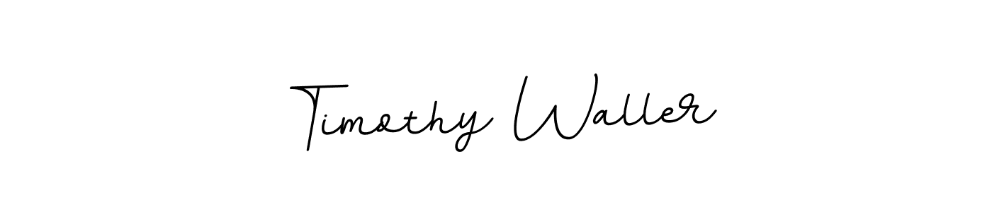 How to make Timothy Waller name signature. Use BallpointsItalic-DORy9 style for creating short signs online. This is the latest handwritten sign. Timothy Waller signature style 11 images and pictures png