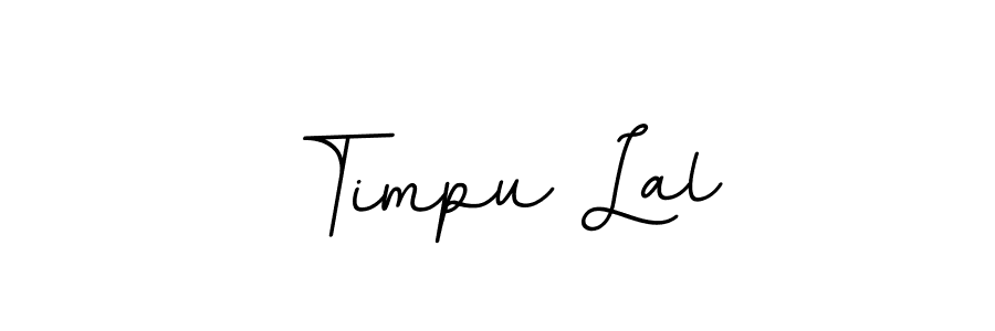 How to make Timpu Lal name signature. Use BallpointsItalic-DORy9 style for creating short signs online. This is the latest handwritten sign. Timpu Lal signature style 11 images and pictures png