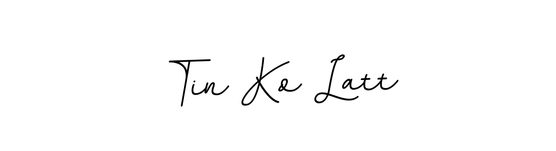 This is the best signature style for the Tin Ko Latt name. Also you like these signature font (BallpointsItalic-DORy9). Mix name signature. Tin Ko Latt signature style 11 images and pictures png