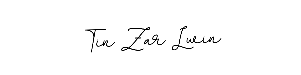 How to make Tin Zar Lwin signature? BallpointsItalic-DORy9 is a professional autograph style. Create handwritten signature for Tin Zar Lwin name. Tin Zar Lwin signature style 11 images and pictures png