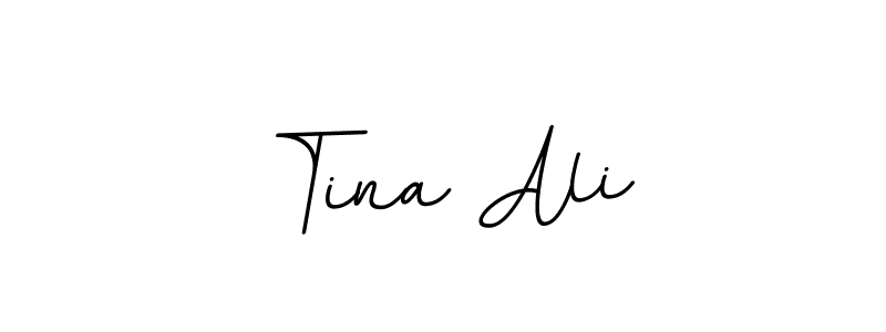 Design your own signature with our free online signature maker. With this signature software, you can create a handwritten (BallpointsItalic-DORy9) signature for name Tina Ali. Tina Ali signature style 11 images and pictures png